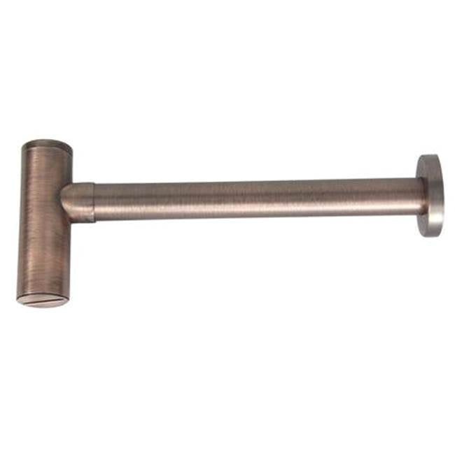 Barclay - Contemporary Lav Trap 1-1/4'' 6''x12'' w/Brass Wall Flange,ORB - Oil Rubbed Bronze