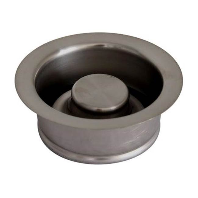 Barclay - Regular Disposer Flange & Stop Stopper, Brushed Nickel - Brushed Nickel