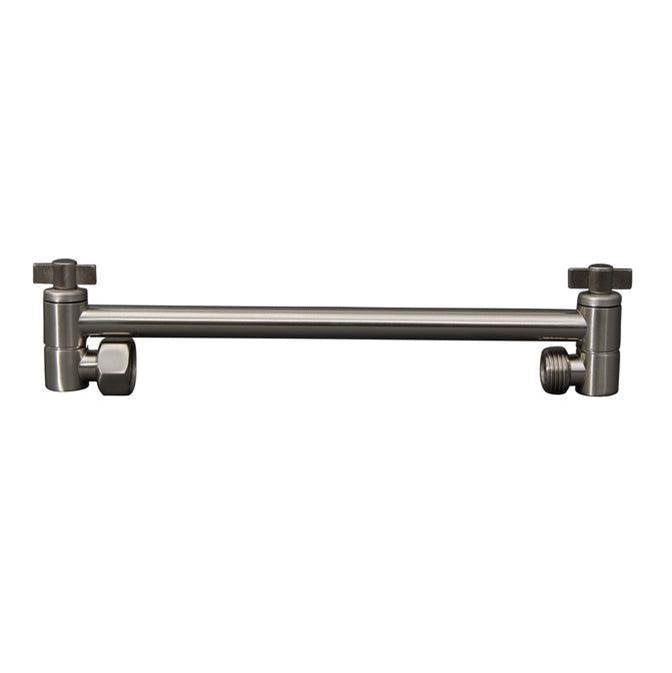 Barclay - 10'' Adjustable Shower Arm ONLY Brushed Nickel - Brushed Nickel