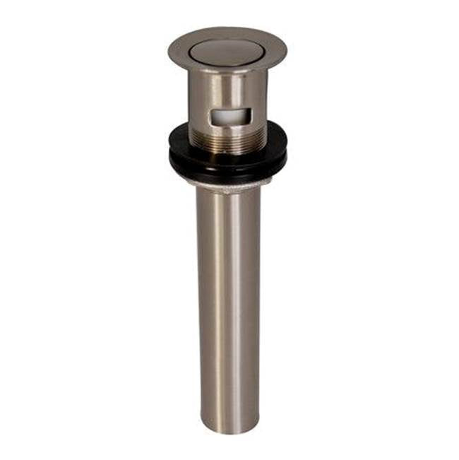 Barclay - Press Type Pop-Up Drain w/ Plated Part,w/OF hole, BN - Brushed Nickel