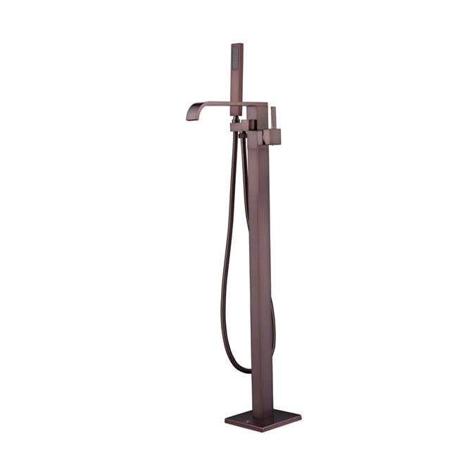 Barclay - Camari Freestanding Faucet (Brass),W/Handshower,ORB - Oil Rubbed Bronze