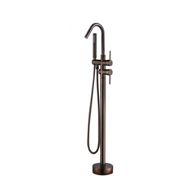 Barclay - Flynn Freestanding Faucet (Brass),W/Handshower,ORB - Oil Rubbed Bronze