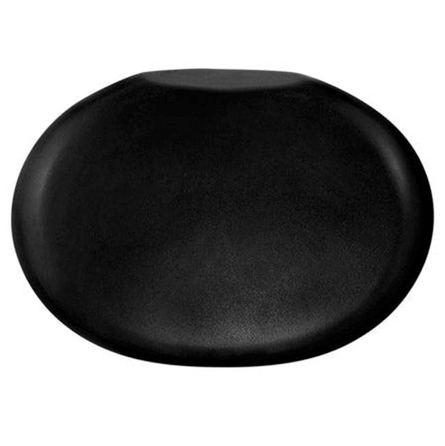 Barclay - Neck Gel Round Bath Pillow Black - Black