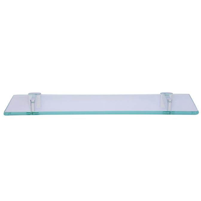Barclay - Nayland Glass Shelf Polished Chrome - Polished Chrome