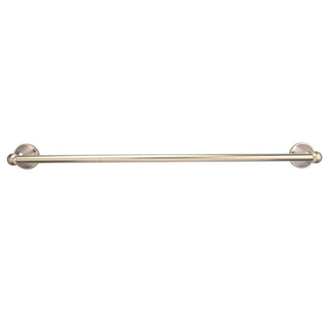 Barclay - Gleason Towel Bar, 18'', Brushed Nickel - Brushed Nickel