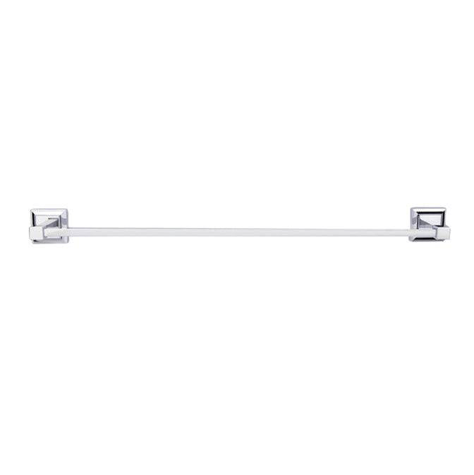 Barclay - Stanton Towel Bar, 24'', Polished Chrome - Polished Chrome