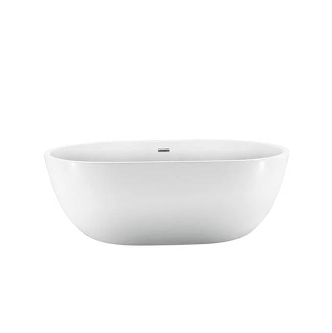 Barclay - Piper 71''AC Freestanding,TD, White,W/internal drain-OF,WH - White