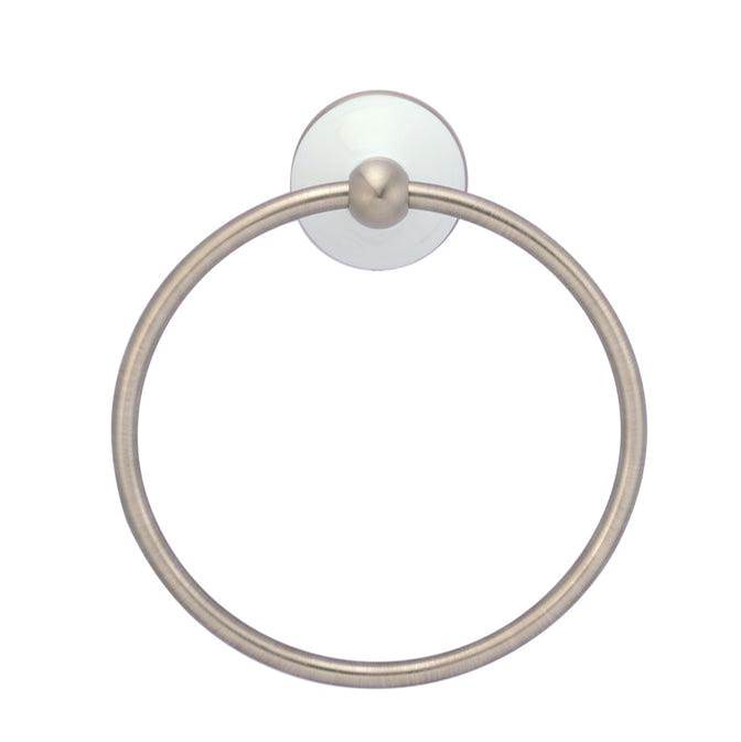 Barclay - Anja Towel Ring, Brushed Nickel - Brushed Nickel