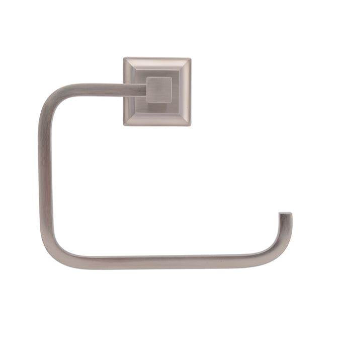 Barclay - Stanton Towel Ring, Brushed Nickel - Brushed Nickel