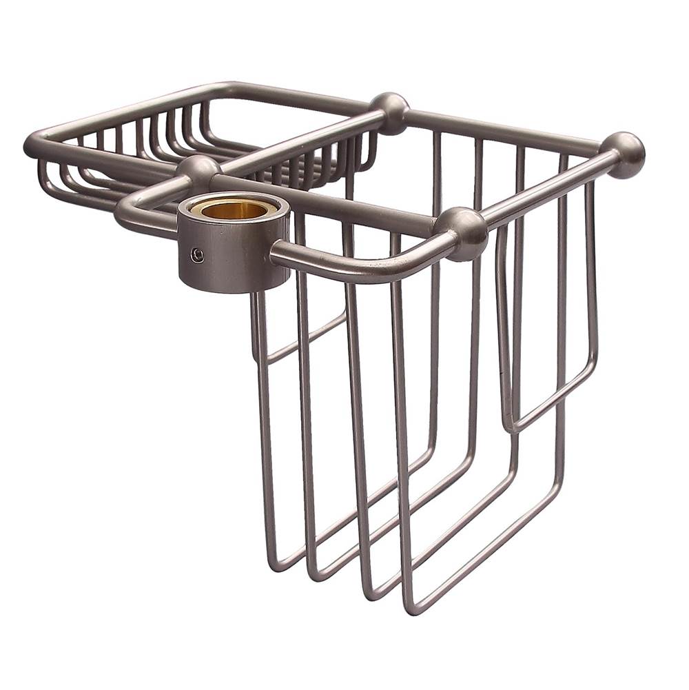 Barclay - Bath Caddy for Shower Riser Oil Rubbed Bronze - Oil Rubbed Bronze