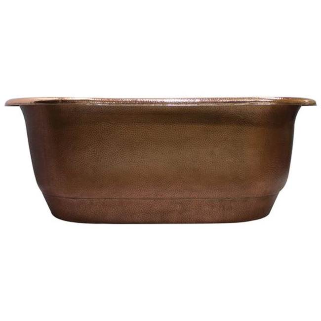 Barclay - Rochelle 66'' Freestanding Tub AC Copper Ext &Polished INT - Antique Copper