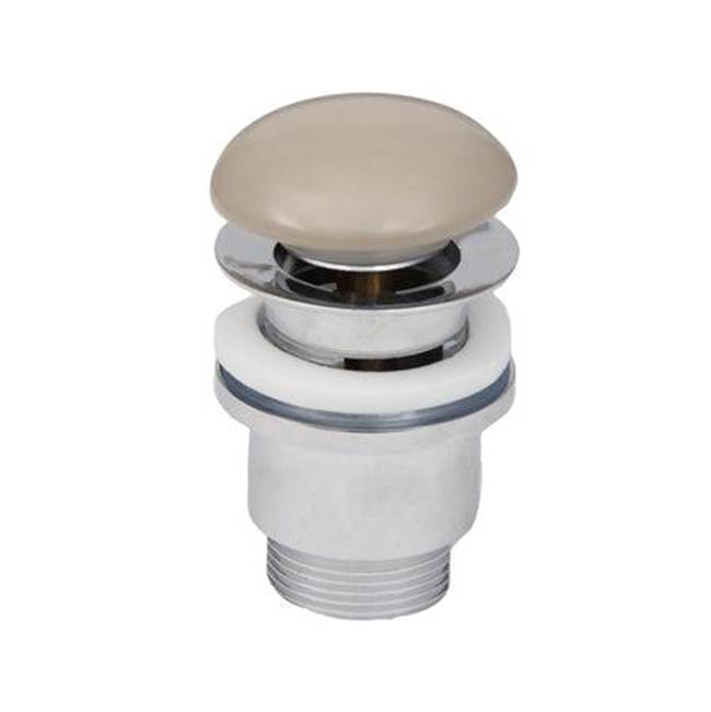 Barclay - Pop up ceramic drain, Matte Tan - Matte Tan