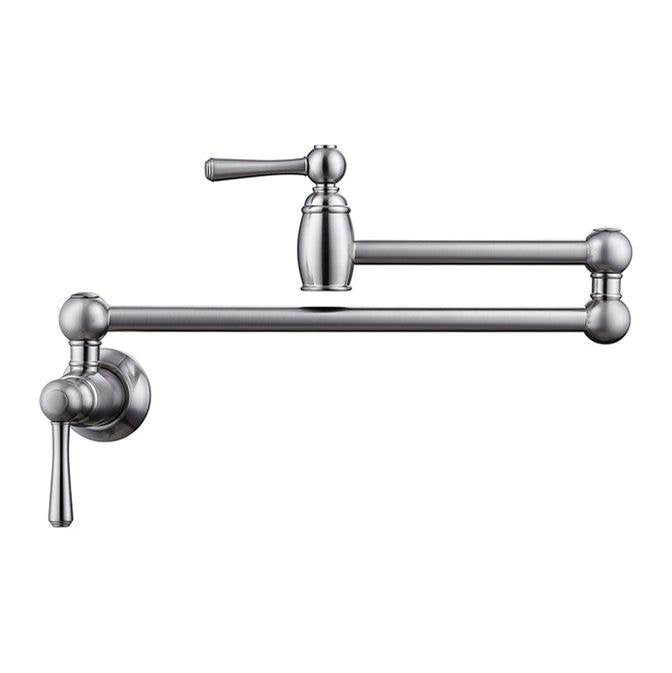 Barclay - Dai Potfiller with Cold Water Only, Brushed Nickel - Brushed Nickel