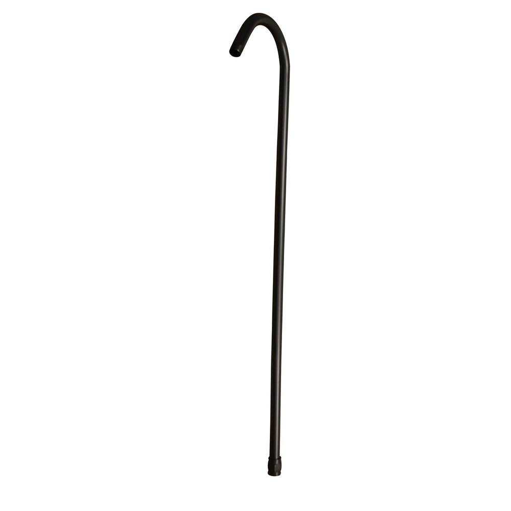 Barclay - Shower Riser Only, 62'' Matte Black - Matte Black