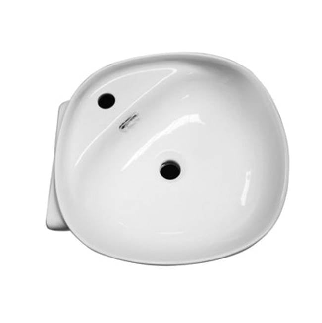 Wharton 17'' Wall Hung Basin, White