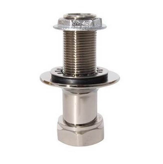 Barclay - Straight Couplers for CI Tubs, Polished Nickel - Polished Nickel