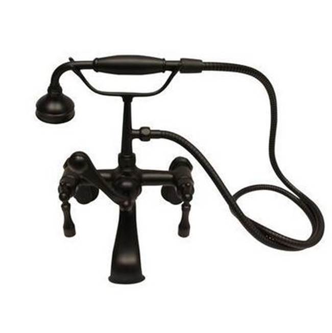 Barclay - Elephant Spout,HndShwr,60''Hse Swvl Mts,Mtl Lvr Hdls,Matt BL - Matte Black