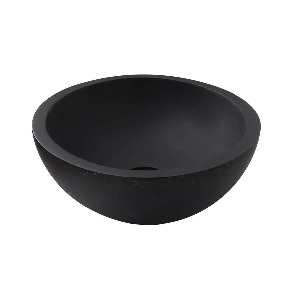 Caspar Small Oval Cement Vessel, Dusk Gray