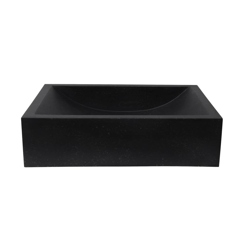 Barclay - Eldon Rect Above Counter Basin Black Terrazzo - Tarrazzo Black