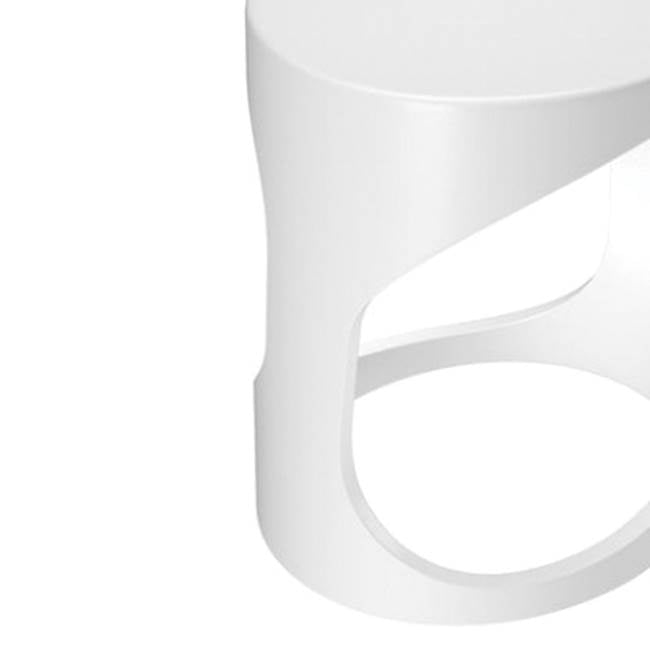 BARstone Shower Stool, White Gloss
