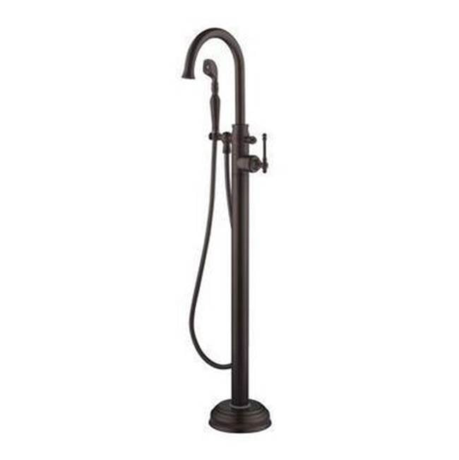 Barclay - LeBaron Freestandng Tub Filler w/HS, Oil Rubbed Bronze - Oil Rubbed Bronze