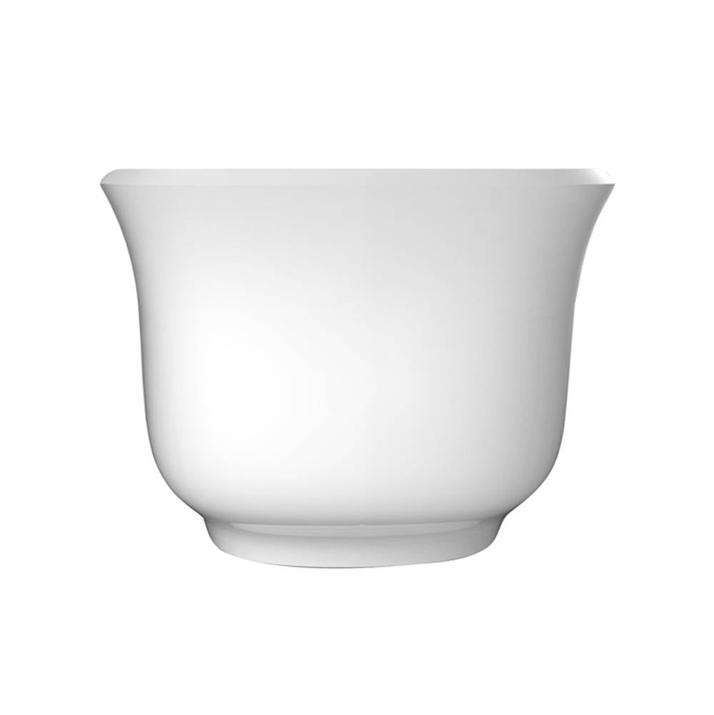 Ceres 59'' Freestanding AC WH Tub,Internal Drain & OF BN