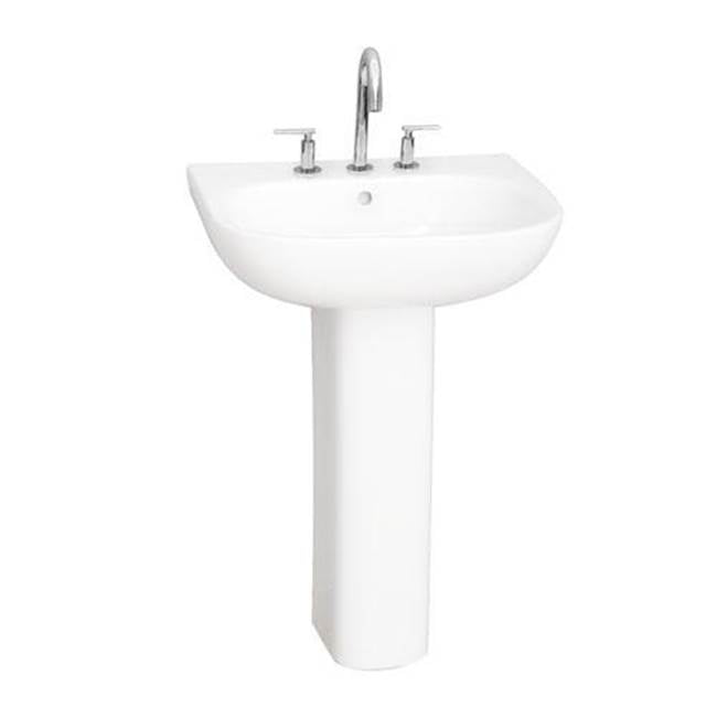 Barclay - Tonique 550 Basin only, White-4'' Centerset - White
