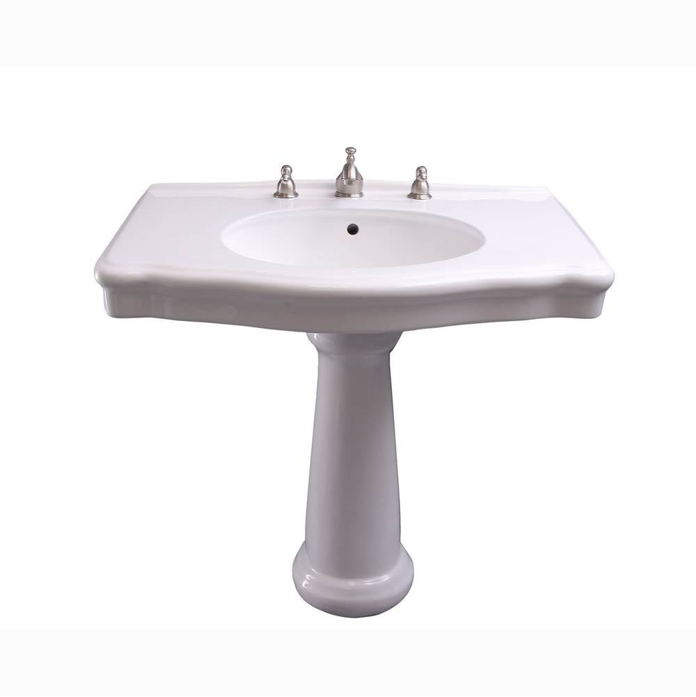 Anders Basin Only w/ 8'' WS Hole,W/ Overflow,White