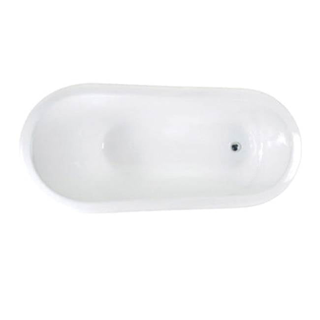 Giselle Cast Iron Slipper, 57'' WH, No Holes, BL Imp Feet