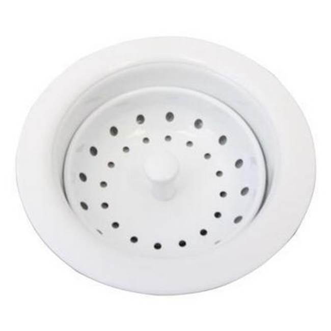 Barclay - Kitchen Sink Drain, 3 1/2'', White - White