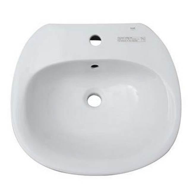 Sensation 21-5/8'' x 18'' Wall Hung Basin,4'' CS, in White