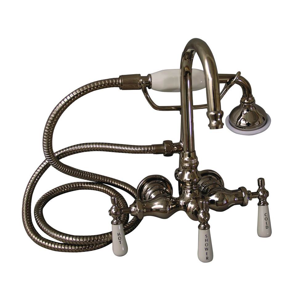 Tub Kit 60'' CI Roll Top,Shower Unit, Supplies, Drain-ORB