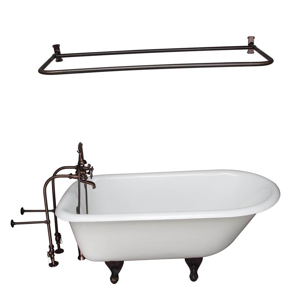 Barclay - Tub Kit 55'' CI Roll Top,Filler Shwr Rd, Supplies, Drain-ORB - Oil Rubbed Bronze