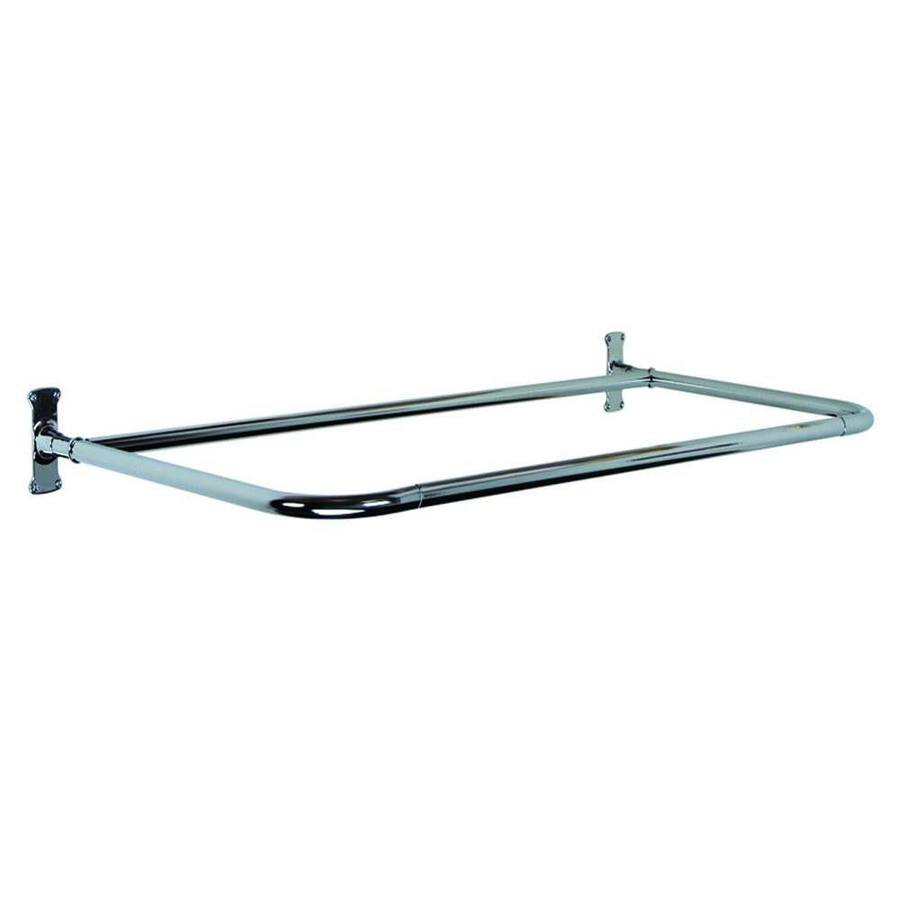 Tub Kit 60'' CI Roll Top,Filler Shwr Rod,Supplies,Drain-Chrm