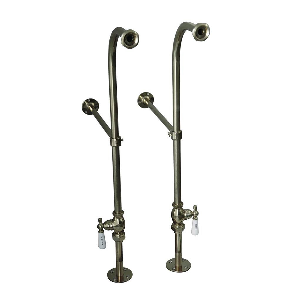 Tub Kit 60'' CI Roll Top, Tub Filler, Supplies,Drain-Chrome