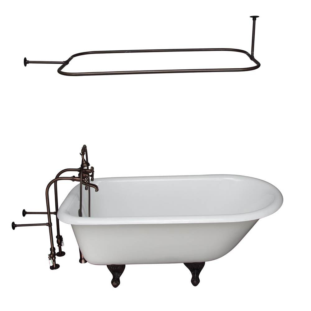 Barclay - Tub Kit 60'' CI Roll Top,Filler ShrRd, Supplies, Drain-ORB - Oil Rubbed Bronze