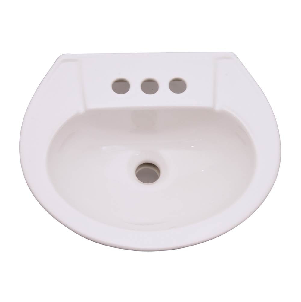 Barclay - Hampshire 450 Basin, 4''cc, White - White