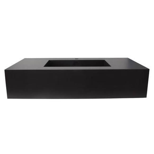 Barclay - Precious 40-5/8'' Porcelain 1- Hole,WallHung,w/Drain UNI-BL - Unidark Black