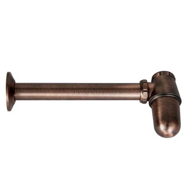 Barclay - Lavatory Trap with Wall Flange Oil Rubbed Bronze - Oil Rubbed Bronze