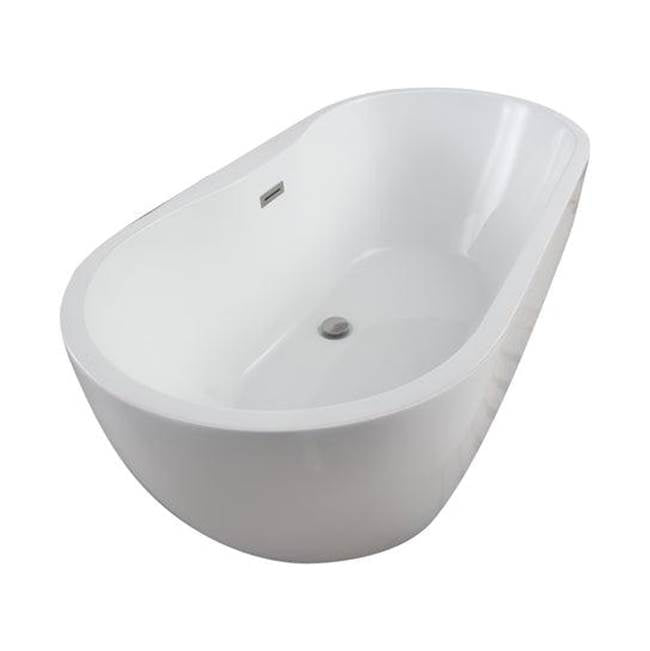 Pan 56'' AC Freestanding,7'' Centers,W/internal drain-OF,BN