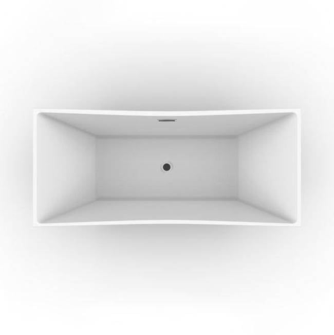 Tairo 67'' Freestanding AC WH Tub,W/Internal Drain & OF BN