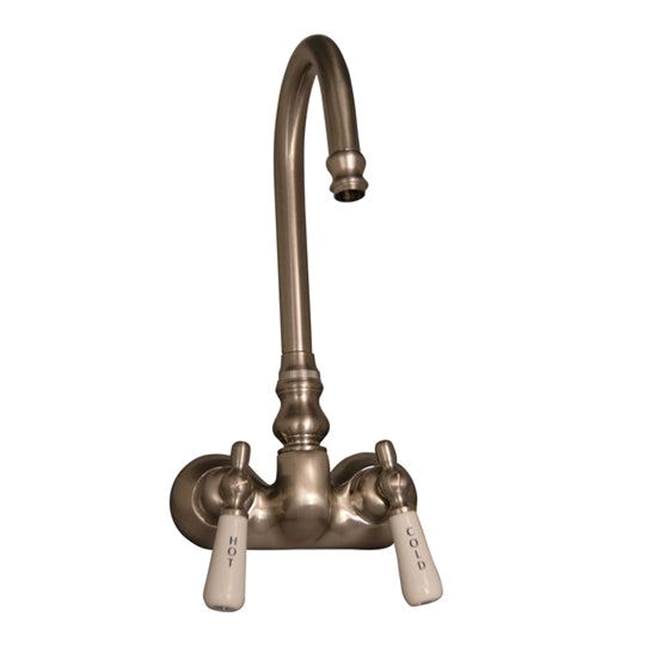 Tub Kit 67'' AC Roll Top, Tub Filler, Supplies, Drain-BrNkl