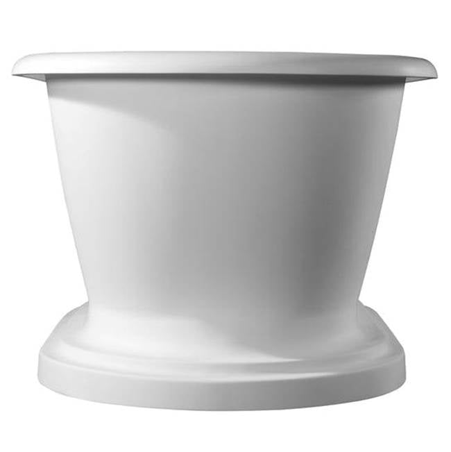 Winston 70'' BARstone Freestandin Tub w/Integrated base,Matte WH