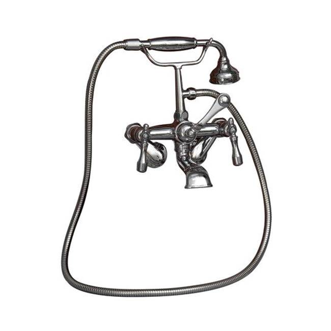 Tub Kit 71'' CI Dbl Slipper Filler, Supplies, Drain-Chrome