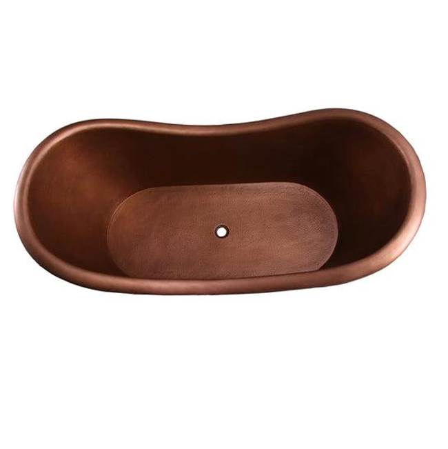 Calumet Copper Dbl Slipper66'' No Holes, Smooth Antique