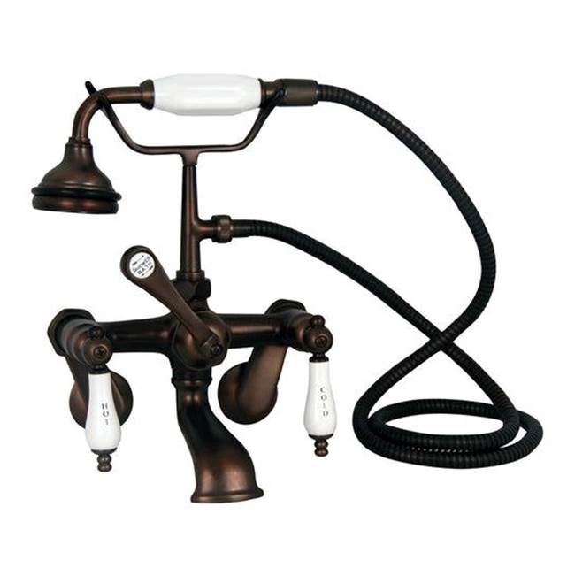Tub Kit 67'' AC Slipper, Tub Filler, Supplies, Drain-BrNkl