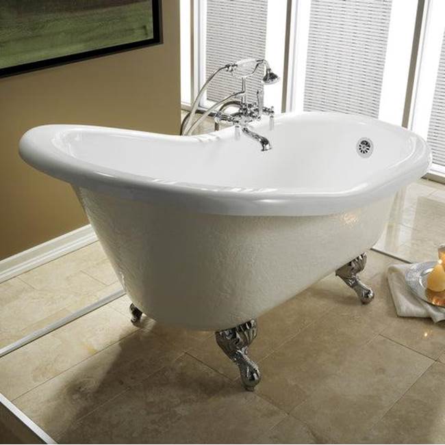 Estelle Acryic Slipper Tub BQ 60'', No Holes, BL Feet