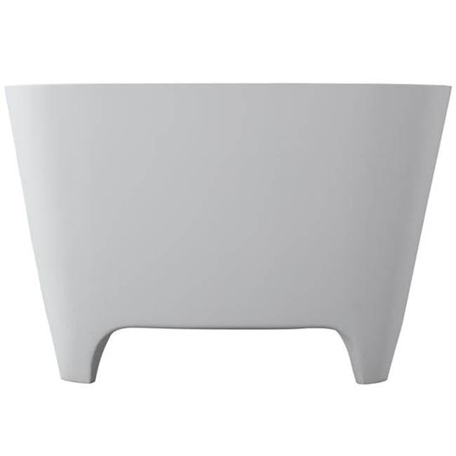 Tristan 71'' BARstone Freestanding Tub, White Matte