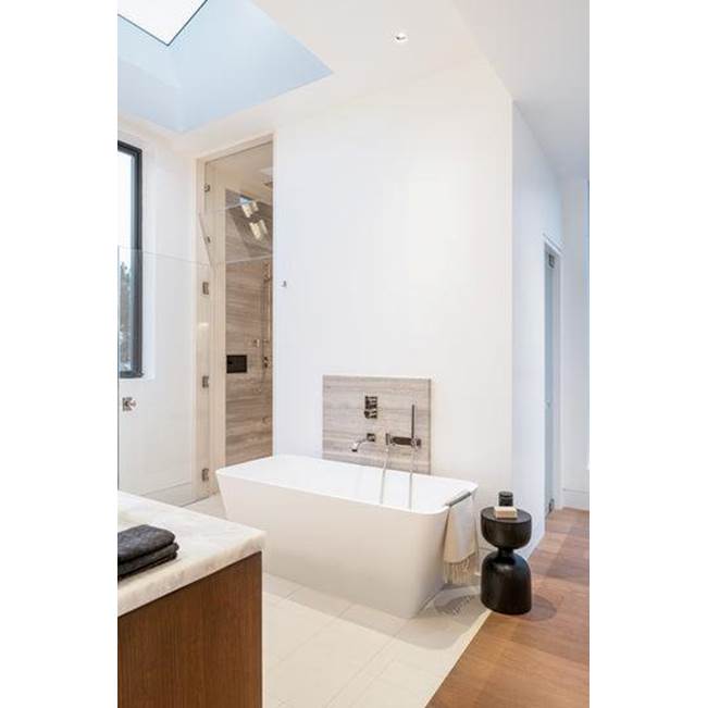 Romo 59'' BARstone Rectangular Tub White, No Holes