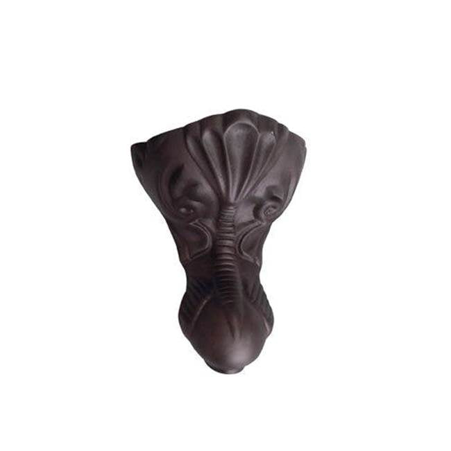Icarus Cast Iron Slipper WH, 67'', 7'' Holes, BL Feet